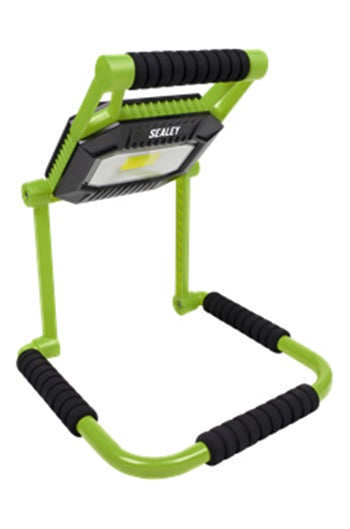 Sealey LEDFL20W Rechargeable Portable Fold Flat Floodlight 20W COB LED Lithium-ion