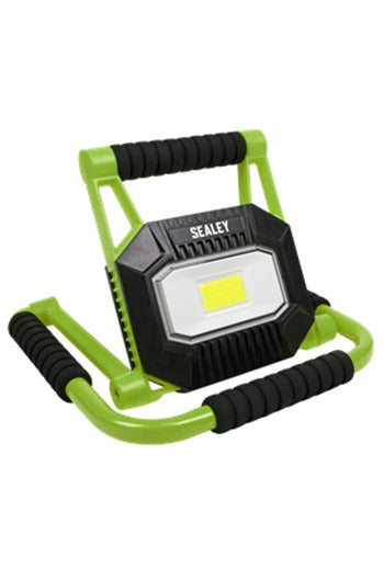 Sealey LEDFL20W Rechargeable Portable Fold Flat Floodlight 20W COB LED Lithium-ion