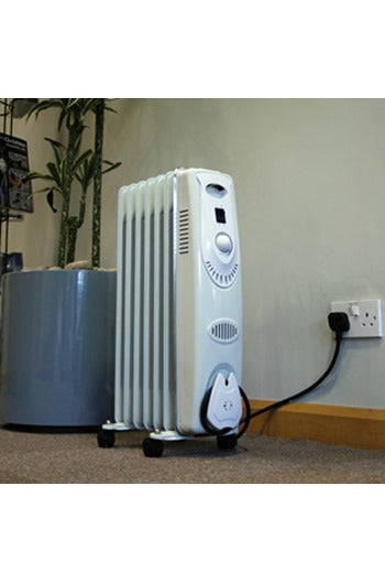 Sealey RD1500 Oil Filled Radiator 1500W/230V 7-Element