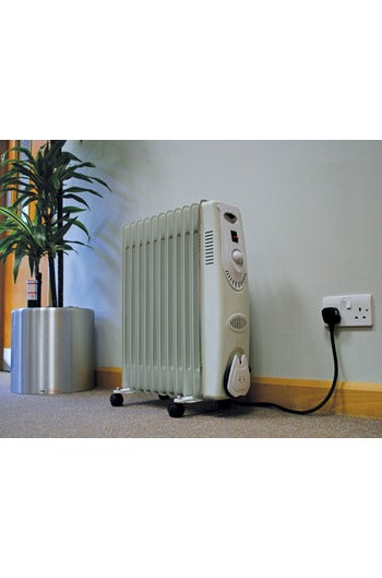 Sealey RD2500 Oil Filled Radiator 1500W/230V 11-Element