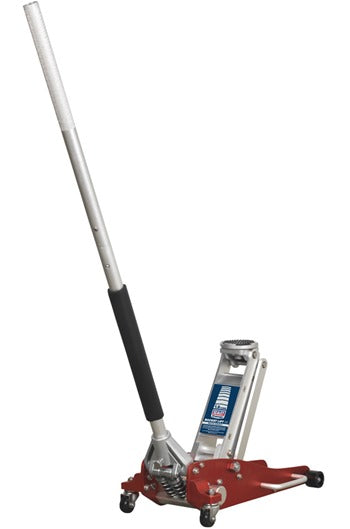 Sealey RJA1800 1.8tonne Aluminium Low Entry Trolley Jack with Rocket Lift