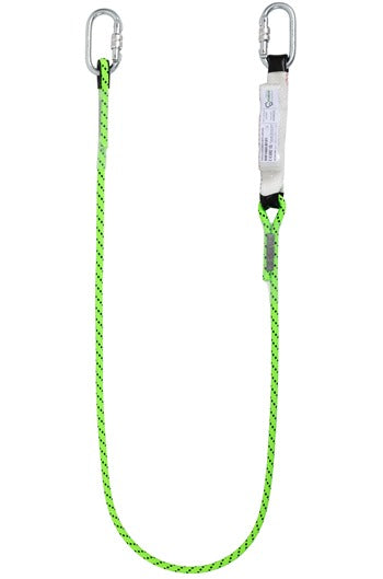 Shock Absorbing Lanyard with Karabiners