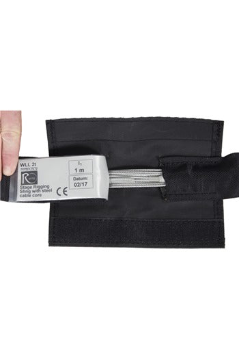 Soft Steel Core Black Roundsling 2tonne x 0.5mtr EWL