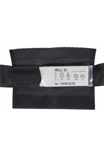 Soft Steel Core Black Roundsling 2tonne x 2mtr EWL