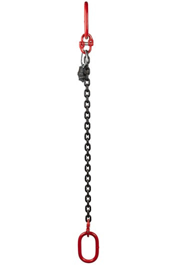 Special Offer 7mm 1.5tonne Single Leg Chainsling, Master Ring each end, 1mtr EWL