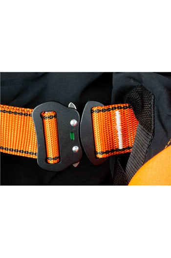 Special Offer Small High Visibility ORANGE Jacket Safety Harness Elasticated With Quick Release Buckles