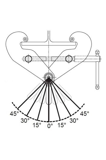 Tiger 1tonne BCS Beam Clamp with Shackle 75-210mm