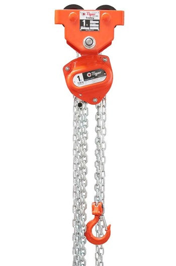 Tiger CCBTPT 5tonne Combined Chainblock & Push Trolley 126-194mm