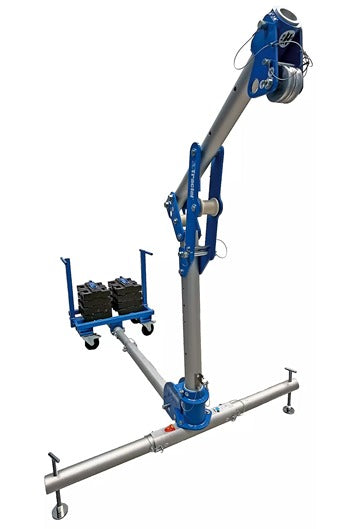 Tractel Davitrac Davit c/w Counterweight Base and Weights