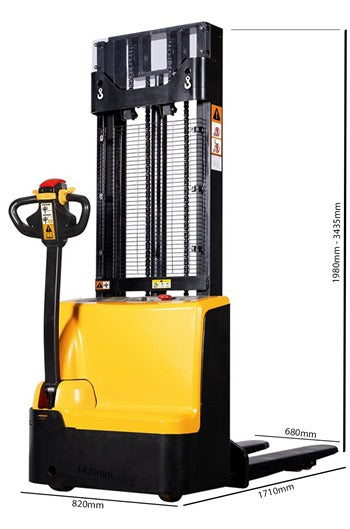 WS15H 1500kg Light Duty Fully Electric Stacker 3000mm Lift