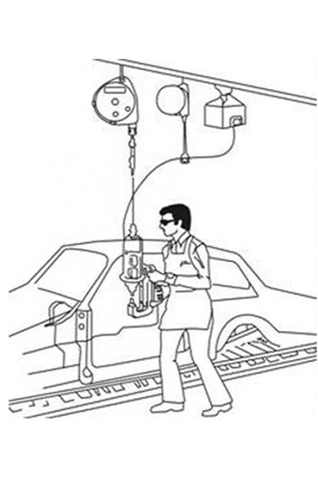 Yale YBF Series Long Lift Spring Balancers 1.5-100kg