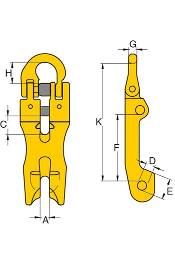 Yoke 8-078 G80 Shortening Clutch with Half Link