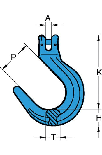 Yoke X-046 G100 Clevis Foundry Hook